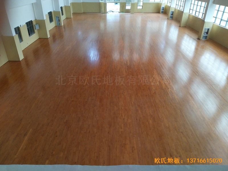 云南蒙自師范體育館運動地板安裝案例0